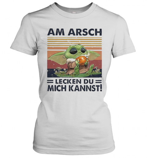 Am Arsch Lecken Du Mich Kannst Vintage Hemd T-Shirt Classic Women's T-shirt