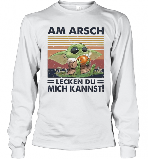 Am Arsch Lecken Du Mich Kannst Vintage Hemd T-Shirt Long Sleeved T-shirt 