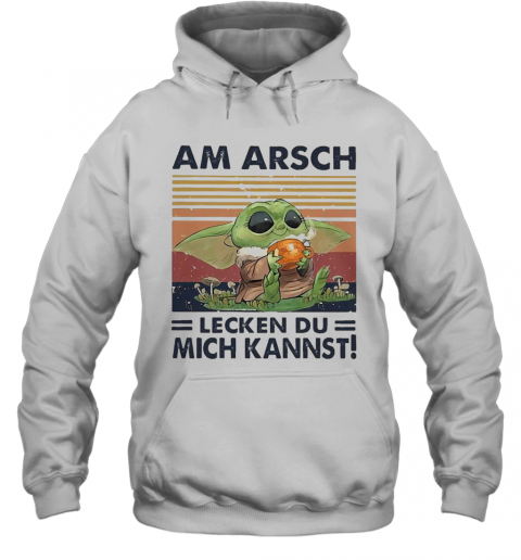 Am Arsch Lecken Du Mich Kannst Vintage Hemd T-Shirt Unisex Hoodie