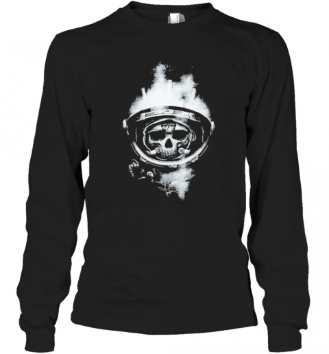 Astronaut Skull Oklahoma Raiders T-Shirt Long Sleeved T-shirt 