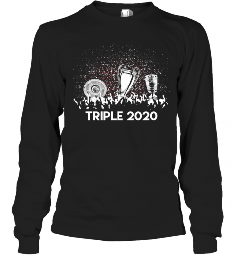 Bayern Munich Triple 2020 T-Shirt Long Sleeved T-shirt 
