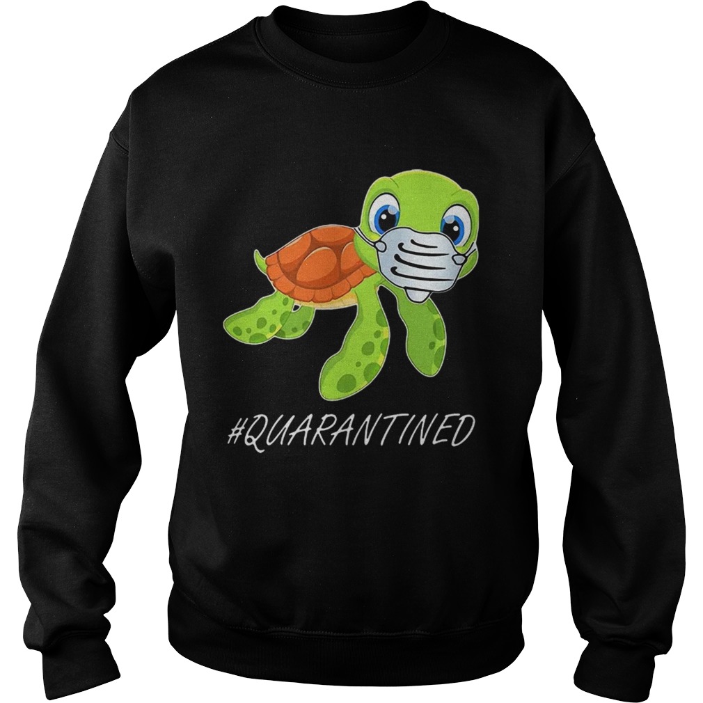 Beautiful Turtle Mask Quarantined COVID19 Sweatshirt
