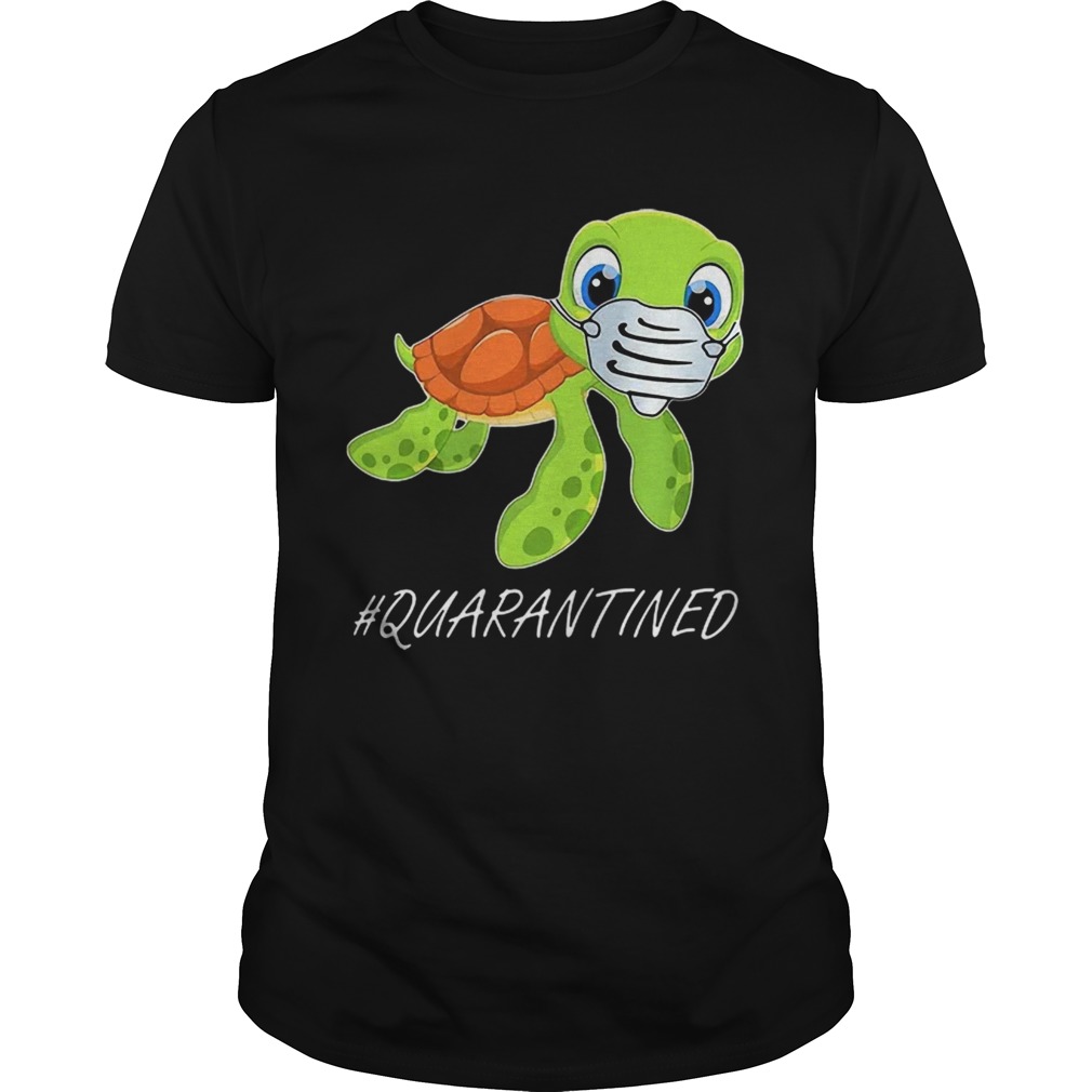 Beautiful Turtle Mask Quarantined COVID19 shirt