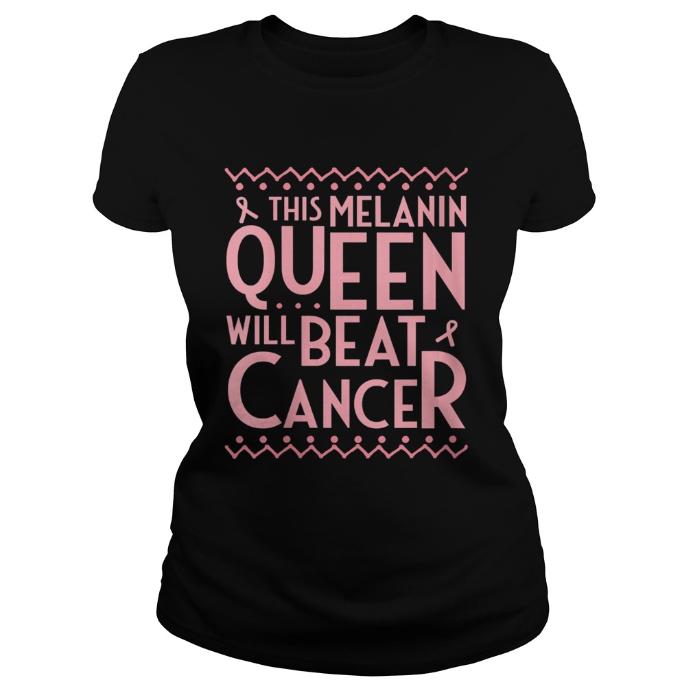 Black Queen African American Breast Cancer Awareness Quote Classic Ladies
