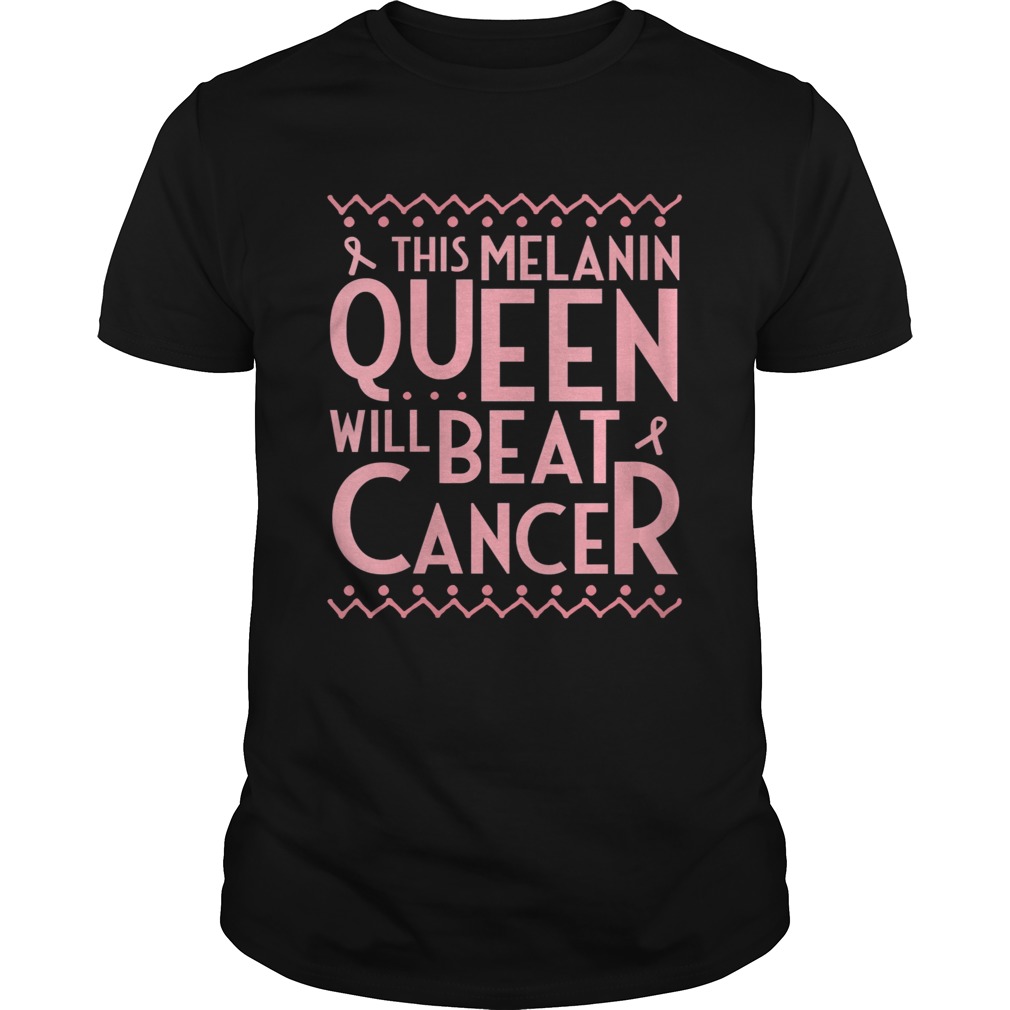 Black Queen African American Breast Cancer Awareness Quote shirt