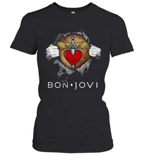 Bon Jovi Blood Inside Me T-Shirt Classic Women's T-shirt