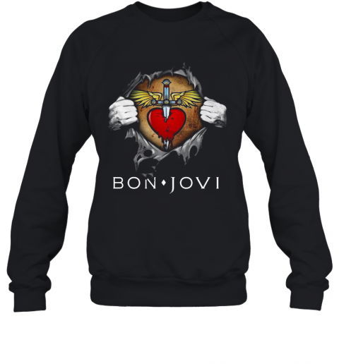 Bon Jovi Blood Inside Me T-Shirt Unisex Sweatshirt