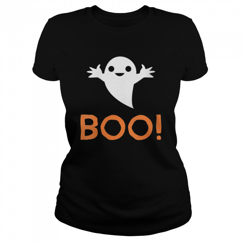 Boo Ghost Halloween Costume Classic Women's T-shirt