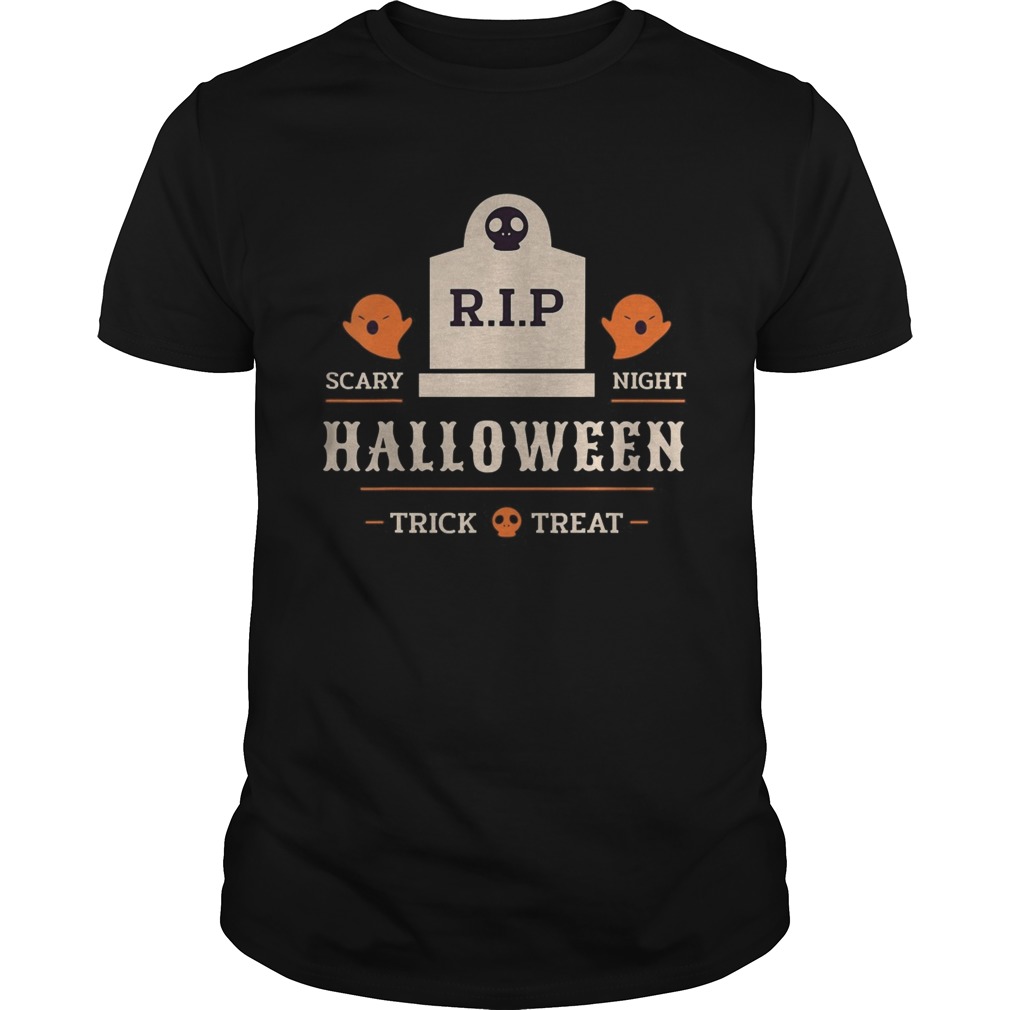Boo Happy Halloween With Scary RIP CostumeTrick Or Treat shirt
