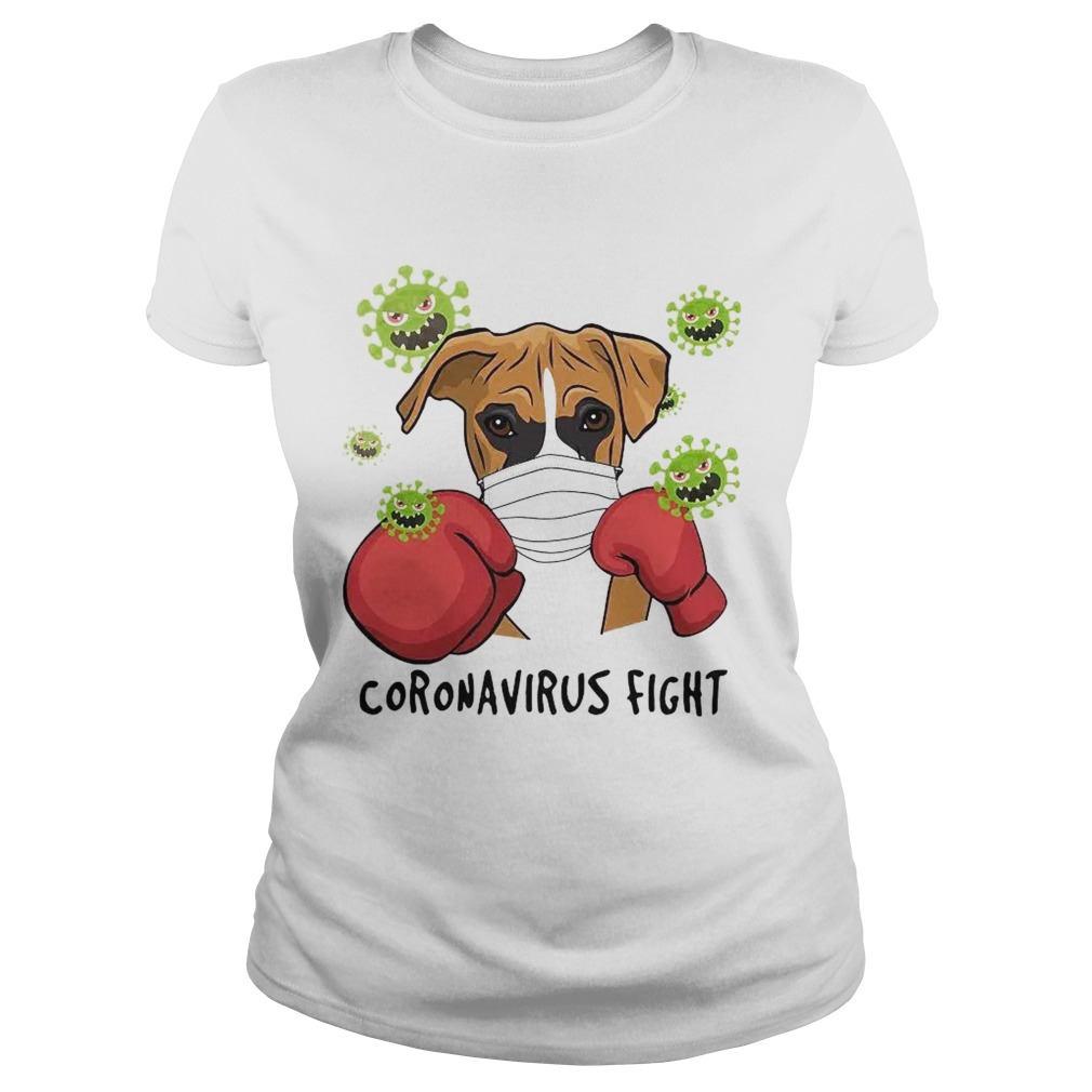 Boxing Dog Coronavirus Fight Classic Ladies
