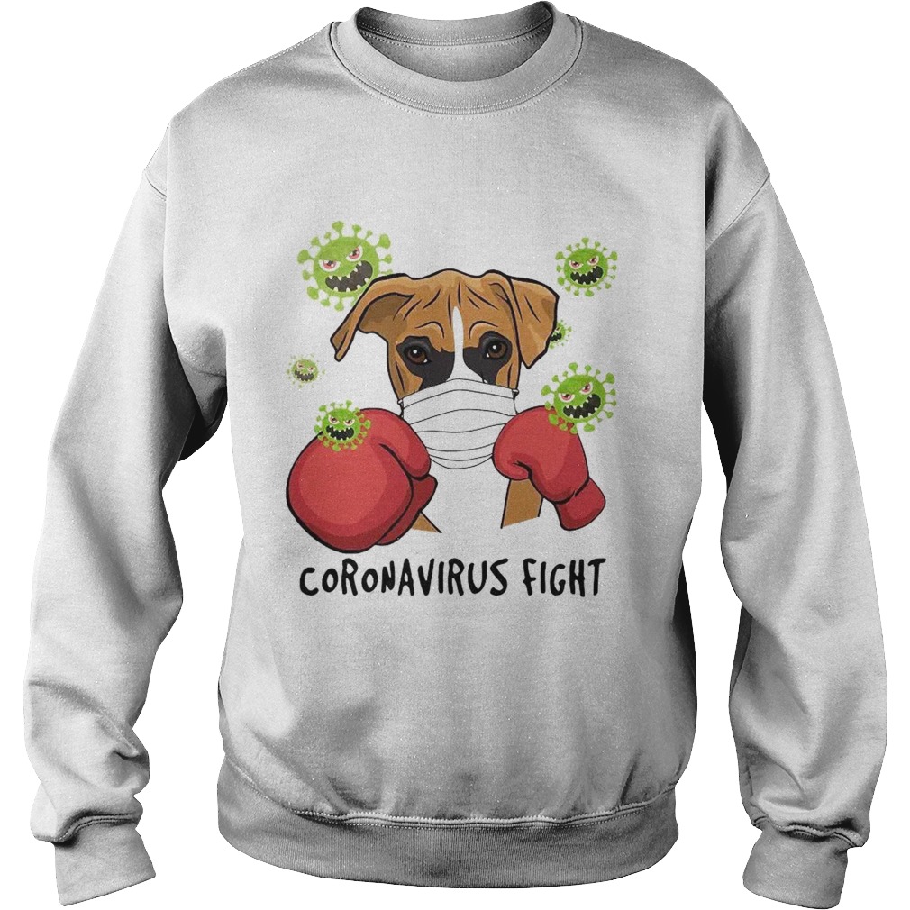 Boxing Dog Coronavirus Fight Sweatshirt