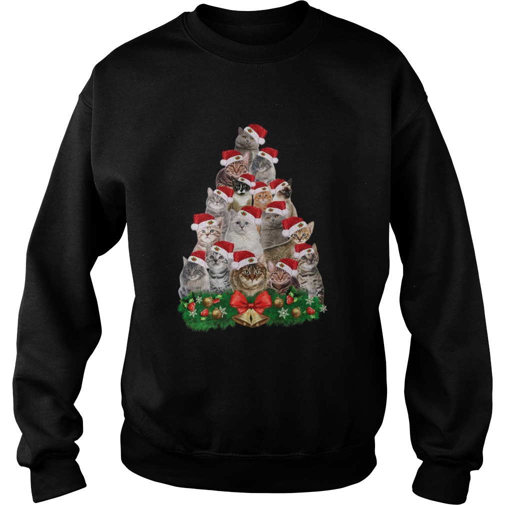 Cats Tree Merry Christmas Sweatshirt