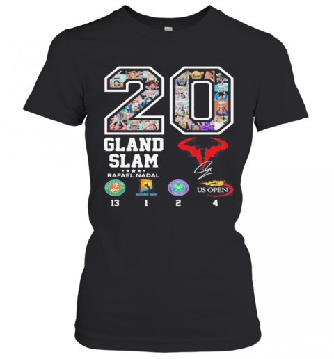 Champion 20 Grand Slam Rafael Nadal Signature T-Shirt Classic Women's T-shirt