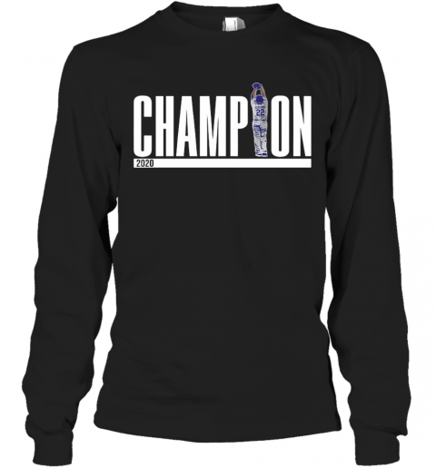 Champions Los Angeles Dodgers 2020 T-Shirt Long Sleeved T-shirt 