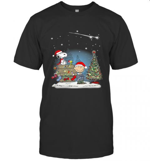Charlie Brown And Snoopy Merry Christmas T-Shirt
