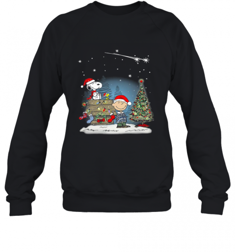 Charlie Brown And Snoopy Merry Christmas T-Shirt Unisex Sweatshirt