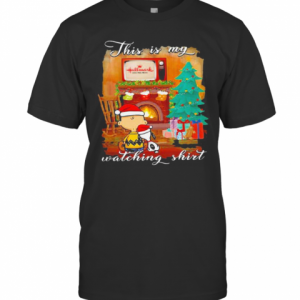 Charlie Brown And Snoopy This Is My Watching Ugly Christmas T-Shirt Classic Men's T-shirt