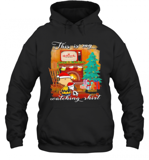 Charlie Brown And Snoopy This Is My Watching Ugly Christmas T-Shirt Unisex Hoodie