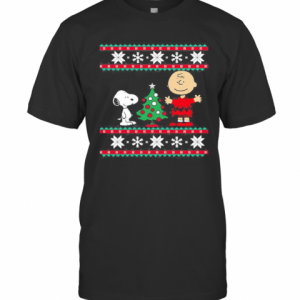 Charlie Brown And Snoopy Ugly Christmas T-Shirt Classic Men's T-shirt