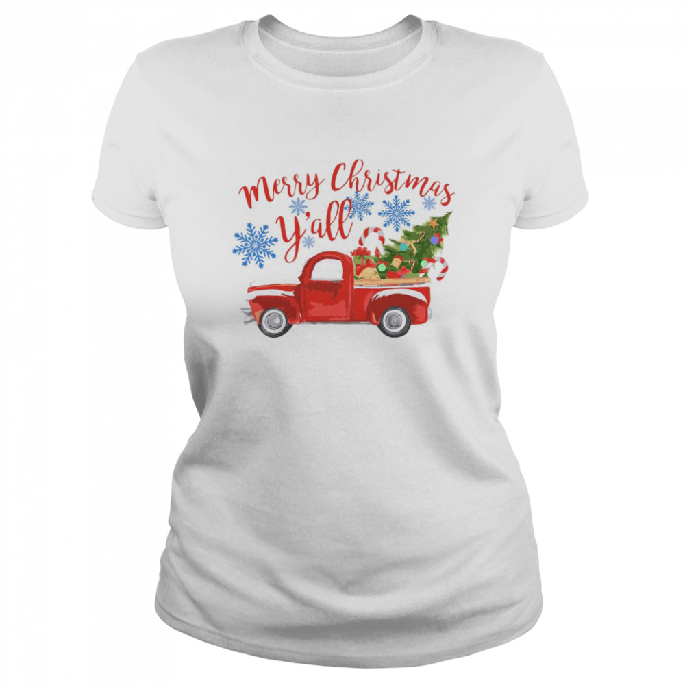 Chevrolet Advance Design Merry Christmas Y’all Classic Women's T-shirt
