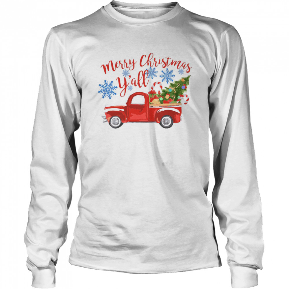 Chevrolet Advance Design Merry Christmas Y’all Long Sleeved T-shirt