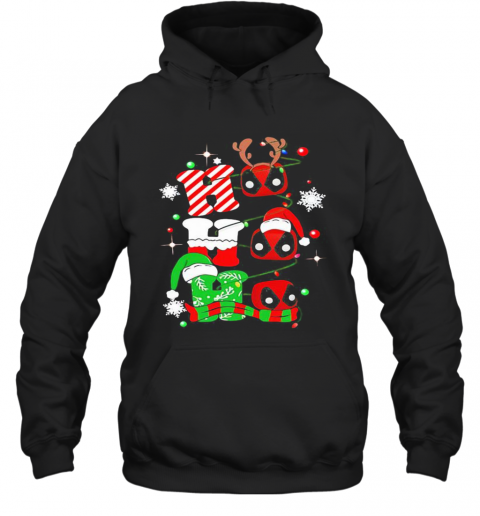 Christmas Deadpool Santa Ho Ho Ho T-Shirt Unisex Hoodie