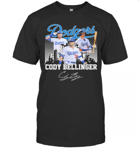 Cody Bellinger Los Angeles Dodgers Signature T-Shirt