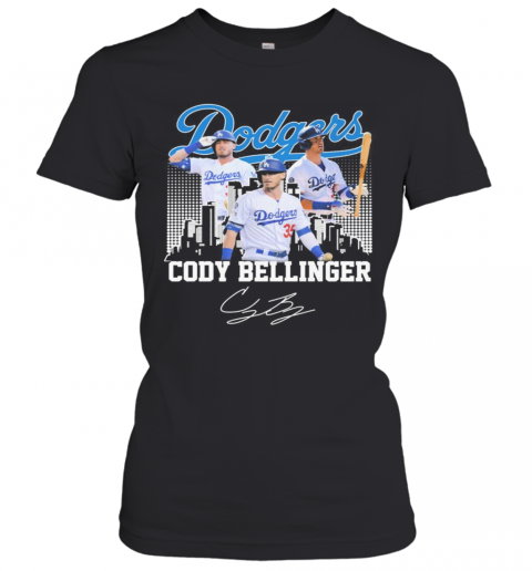 Cody Bellinger Los Angeles Dodgers Signature T-Shirt Classic Women's T-shirt