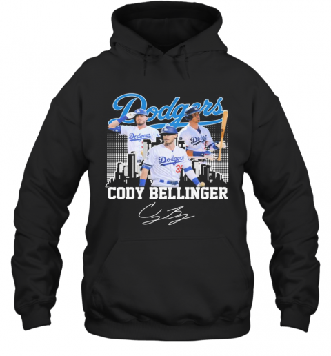 Cody Bellinger Los Angeles Dodgers Signature T-Shirt Unisex Hoodie