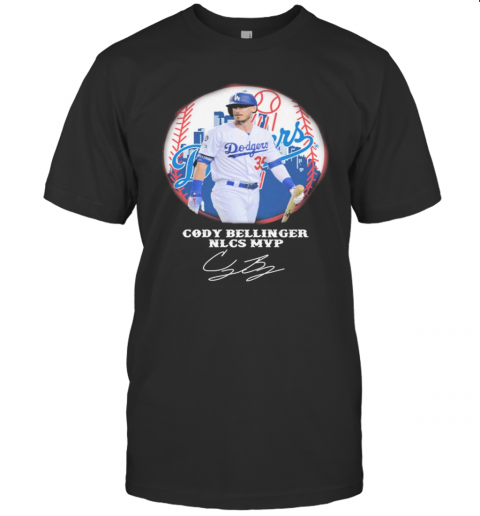 Cody Bellinger Nlcs Mvp Los Angeles Dodgers Signature T-Shirt Classic Men's T-shirt