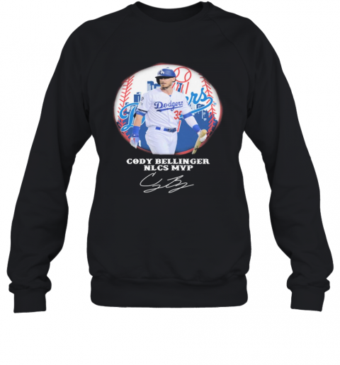 Cody Bellinger Nlcs Mvp Los Angeles Dodgers Signature T-Shirt Unisex Sweatshirt