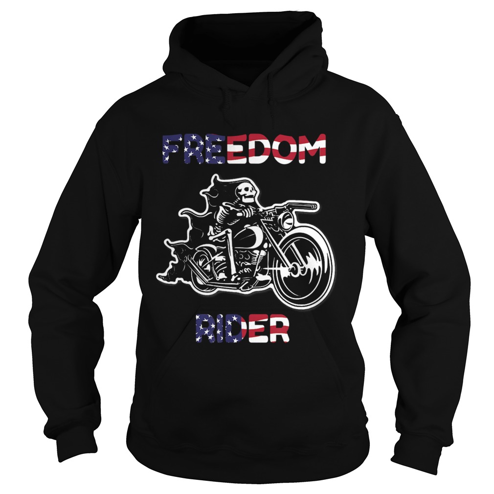 Cool Freedom Rider American flag Hoodie