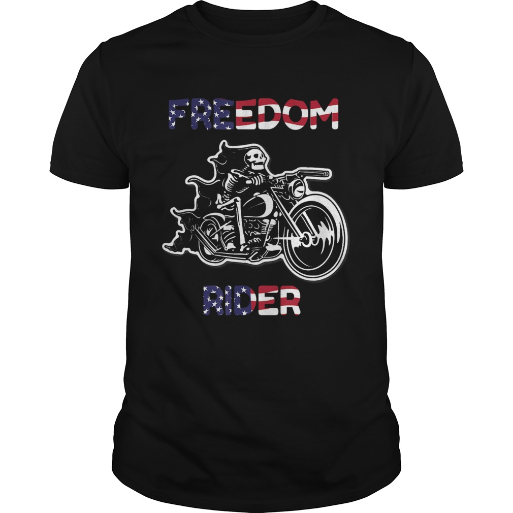 Cool Freedom Rider American flag shirt