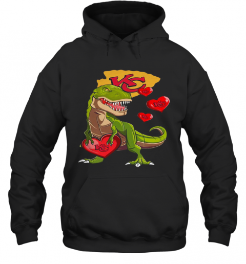 Dinosaur T Rex Mashup Kansas City Chiefs T-Shirt Unisex Hoodie