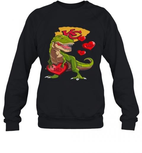 Dinosaur T Rex Mashup Kansas City Chiefs T-Shirt Unisex Sweatshirt
