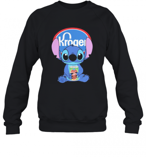Disney Stitch Kroger Logo T-Shirt Unisex Sweatshirt