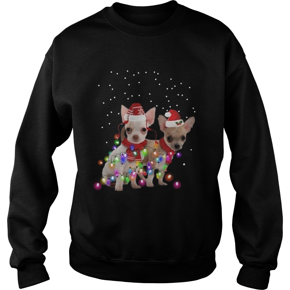 Dog Graphic Chihuahua Xmas Lights 2020 Sweatshirt