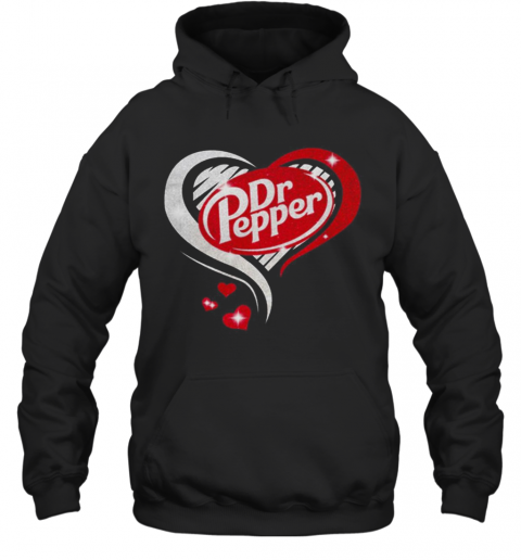 Dr Pepper Love Heart T-Shirt Unisex Hoodie