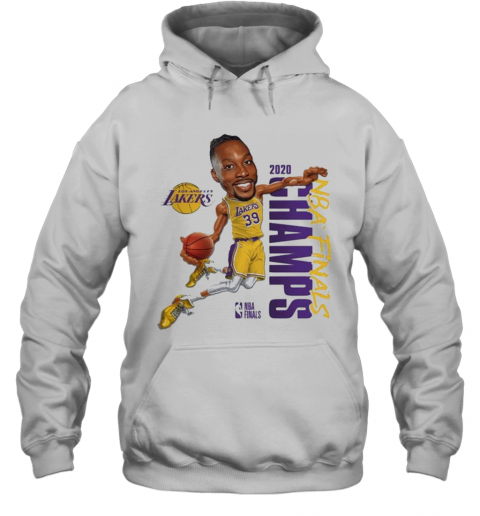 Dwight Howard Team Los Angeles Lakers Branded 2020 NBA Finals Champions T-Shirt Unisex Hoodie