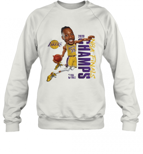 Dwight Howard Team Los Angeles Lakers Branded 2020 NBA Finals Champions T-Shirt Unisex Sweatshirt