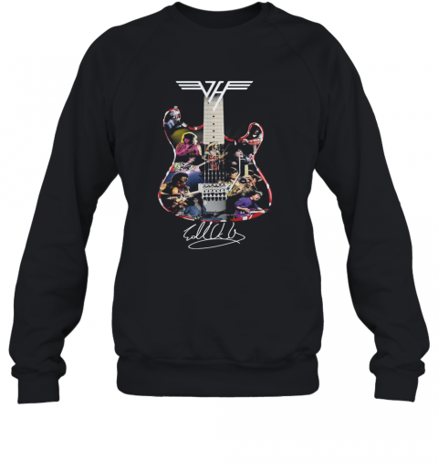 Eddie Van Halen Guitar Signature T-Shirt Unisex Sweatshirt