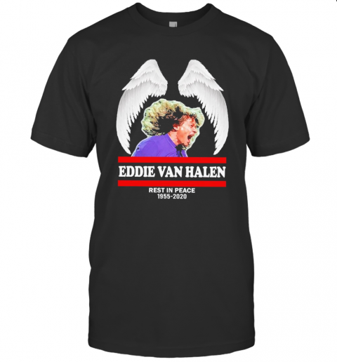 Eddie Van Halen Rest In Peace 1955 2020 T-Shirt