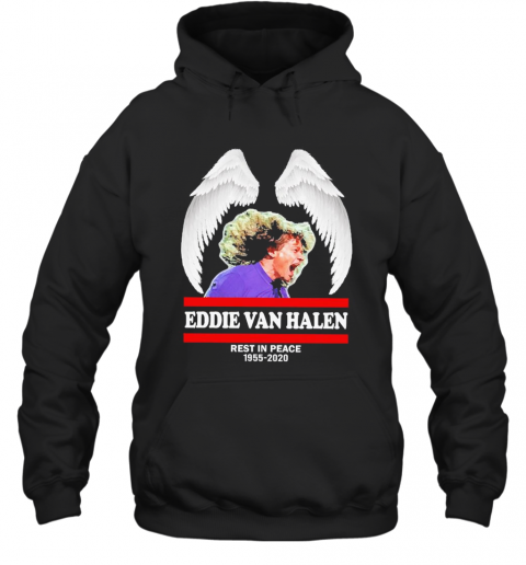Eddie Van Halen Rest In Peace 1955 2020 T-Shirt Unisex Hoodie