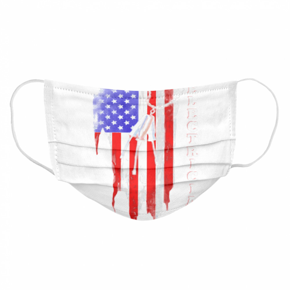 Electrician american flag Cloth Face Mask