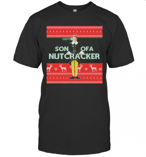 Elf Son Of A Nutcracker Ugly Christmas T-Shirt