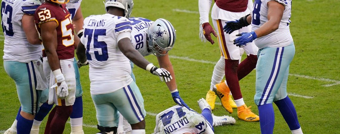Game recap: Dallas Cowboys lose to Washington after QB Andy Dalton knocked out of game with concussion from illegal hit