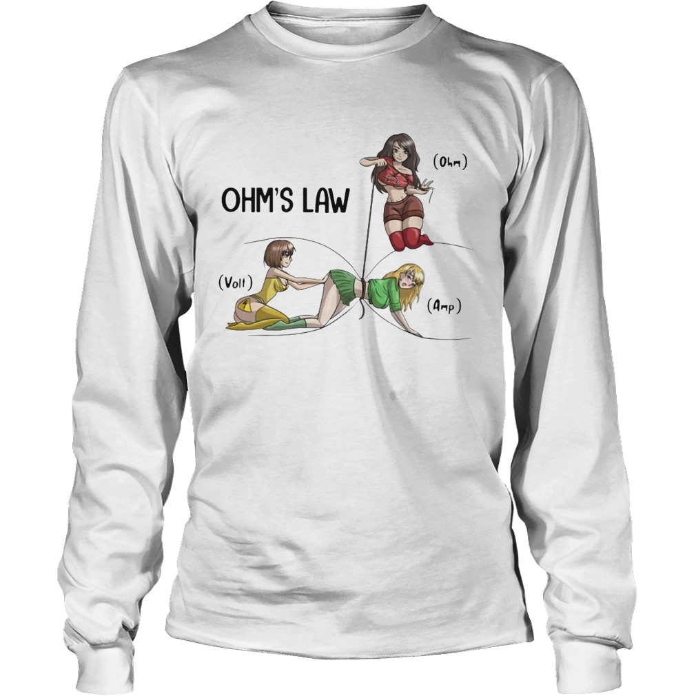 Girls Ohms Law Electricity Long Sleeve