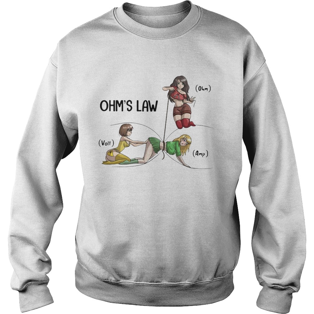 Girls Ohms Law Electricity Sweatshirt