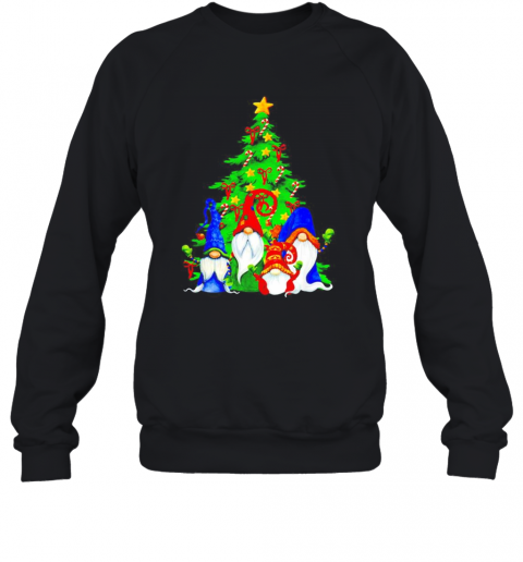 Gnomes Christmas Tree T-Shirt Unisex Sweatshirt