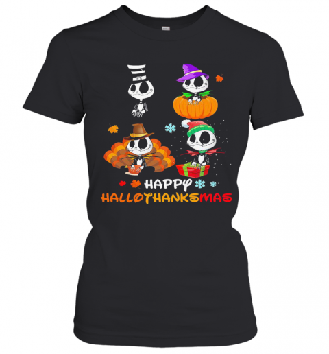 Good Jack Skellington Happy Hallothanksmas T-Shirt Classic Women's T-shirt